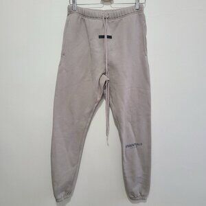 Essentials Fear of God Men’s Sweatpants Beige Size S Logo